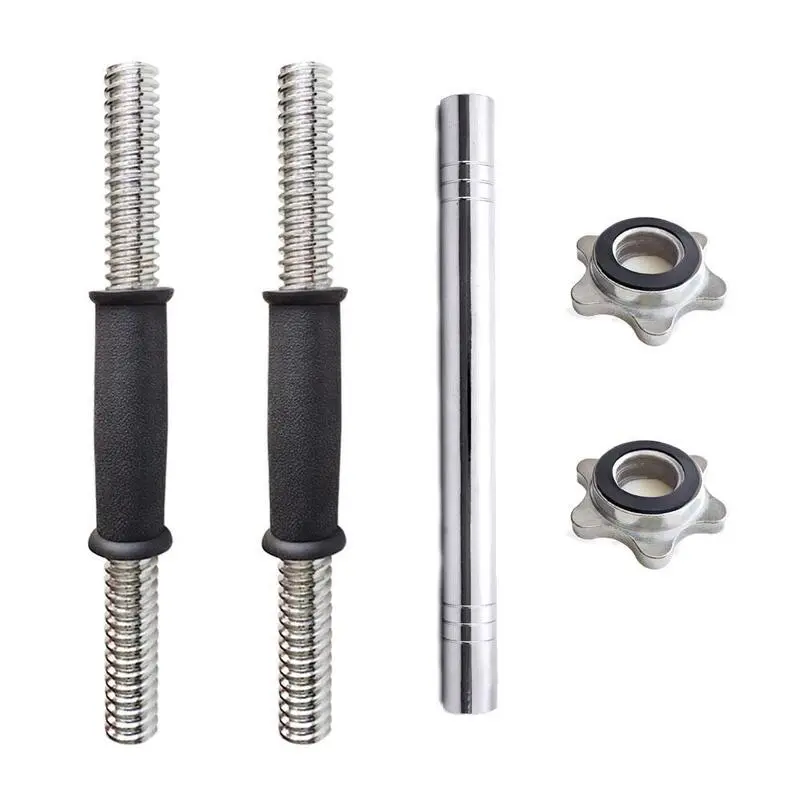 Juego 2 Barras Mancuernas De Hierro 25mm Fitness Tech 4 Juego 2 Barras Mancuernas De Hierro 25mm Fitness Tech - Imagen 2