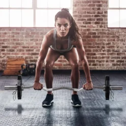 Juego De 2 Discos De Pesas Olímpicas 10 Kg SPORTNOW 32x32x4 Cm Negro -Fitness cardio Ventas juego de 2 discos de pesas olimpicas 10 kg sportnow 32x32x4 cm negro 1