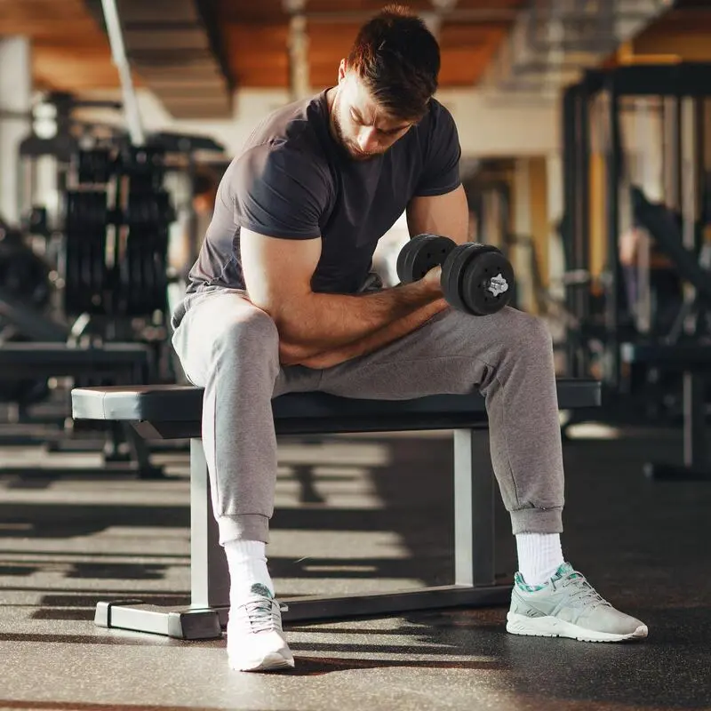 Juego De Mancuernas Ajustable 30KG Con Barra HOMCOM 43x18x7,5 Cm Ngero 4 Juego De Mancuernas Ajustable 30KG Con Barra HOMCOM 43x18x7,5 Cm Ngero - Imagen 2