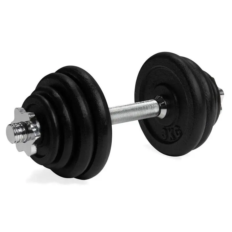 Virtufit Juego De Mancuernas - Hierro Fundido - 1 X 15 Kg - Ajustable 3 Virtufit Juego De Mancuernas - Hierro Fundido - 1 X 15 Kg - Ajustable