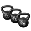 IVOL Juego De Pesas Rusas De 3 Piezas - 6, 8 Y 10 Kg - Negro 1 IVOL Juego De Pesas Rusas De 3 Piezas - 6, 8 Y 10 Kg - Negro -Fitness cardio Ventas juego de pesas rusas de 3 piezas 6 8 y 10 kg negro