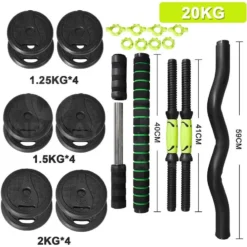 OZIO FITNESS Juego Kit 20 Kg De Mancuernas 4 En 1 MultiFit 9 OZIO FITNESS Juego Kit 20 Kg De Mancuernas 4 En 1 MultiFit -Fitness cardio Ventas juego kit 20 kg de mancuernas 4 en 1 multifit 2