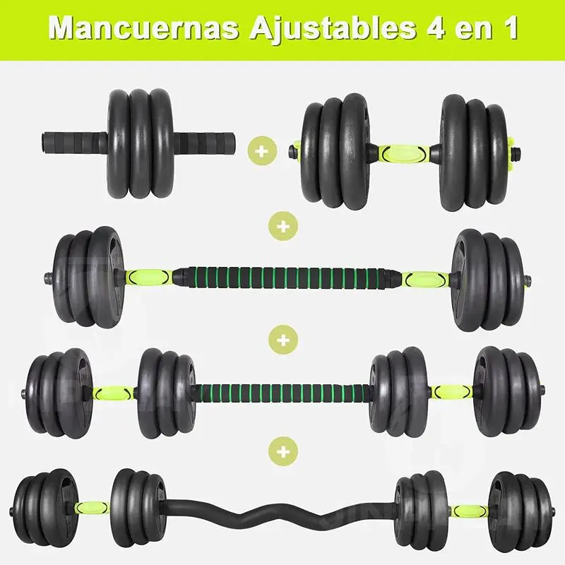 OZIO FITNESS Juego Kit 40 Kg De Mancuernas 4 En 1 MultiFit 4 OZIO FITNESS Juego Kit 40 Kg De Mancuernas 4 En 1 MultiFit - Imagen 2
