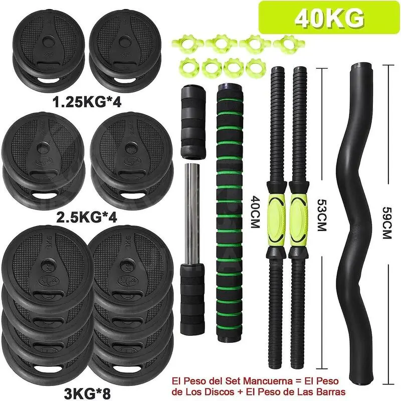 OZIO FITNESS Juego Kit 40 Kg De Mancuernas 4 En 1 MultiFit 5 OZIO FITNESS Juego Kit 40 Kg De Mancuernas 4 En 1 MultiFit - Imagen 3