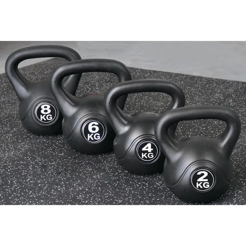 IVOL Kettlebell 2 Kg - Plástico - Para Uso Interior Y Exterior - Negro 7 IVOL Kettlebell 2 Kg - Plástico - Para Uso Interior Y Exterior - Negro - Imagen 5