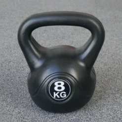 IVOL Kettlebell 8 Kg - Plástico - Para Uso Interior Y Exterior - Negro -Fitness cardio Ventas kettlebell 8 kg plastico para uso interior y exterior negro 1