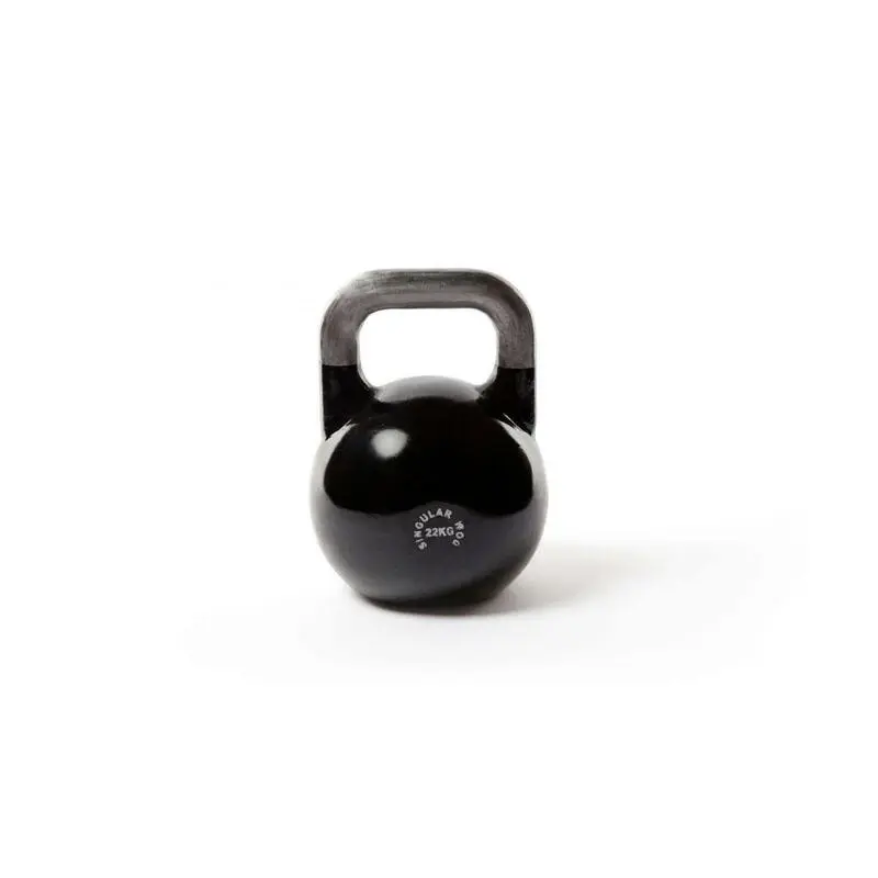 SINGULAR WOD KETTLEBELL COMPETICION PESA RUSA 22 KG NEGRA MATE 3 SINGULAR WOD KETTLEBELL COMPETICION PESA RUSA 22 KG NEGRA MATE
