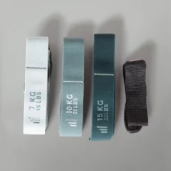 Domyos Kit 3 Bandas Elásticas Fitness Toneband Textil Resistencia 7-10-15 kg -Fitness cardio Ventas kit 3 bandas elasticas fitness toneband textil resistencia 7 10 15 kg 1