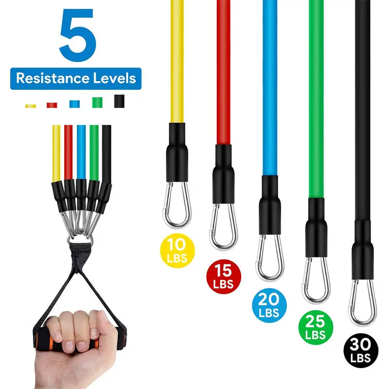 OZIO FITNESS Kit 5 Bandas De Resistencia 45 Kg Musculación Fitness 4 OZIO FITNESS Kit 5 Bandas De Resistencia 45 Kg Musculación Fitness - Imagen 2