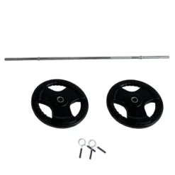 Kit Barra De Musculación + Discos 26 KG ( 25mm) VIMAS SPORT