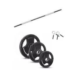 Kit Barra De Musculación + Discos 66 KG ( 25mm) VIMAS SPORT -Fitness cardio Ventas kit barra de musculacion discos 66 kg 25mm vimas sport 3