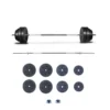 OZIO FITNESS Kit De Pesas De 60KG Con Discos, Barra Y Topes Fitness Musculación -Fitness cardio Ventas kit de pesas de 60kg con discos barra y topes fitness musculacion