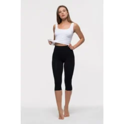 Anaissa Legging Capri Noche Sin Costuras Con Fibra Emana, 160 Den, Nina -Fitness cardio Ventas legging capri noche sin costuras con fibra emana 160 den nina 2