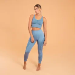 KIMJALY Leggings 7/8 Yoga DYN Azul Lavanda Sin Costuras -Fitness cardio Ventas leggings 78 yoga dyn azul lavanda sin costuras 2