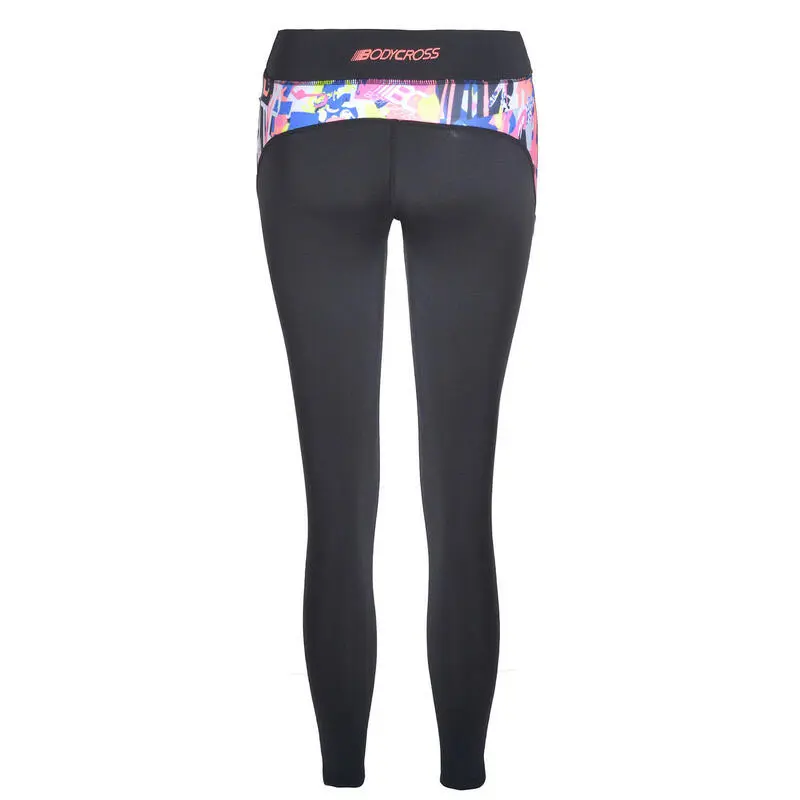 BODYCROSS Leggings De Running AGATE Negro 4 BODYCROSS Leggings De Running AGATE Negro - Imagen 2