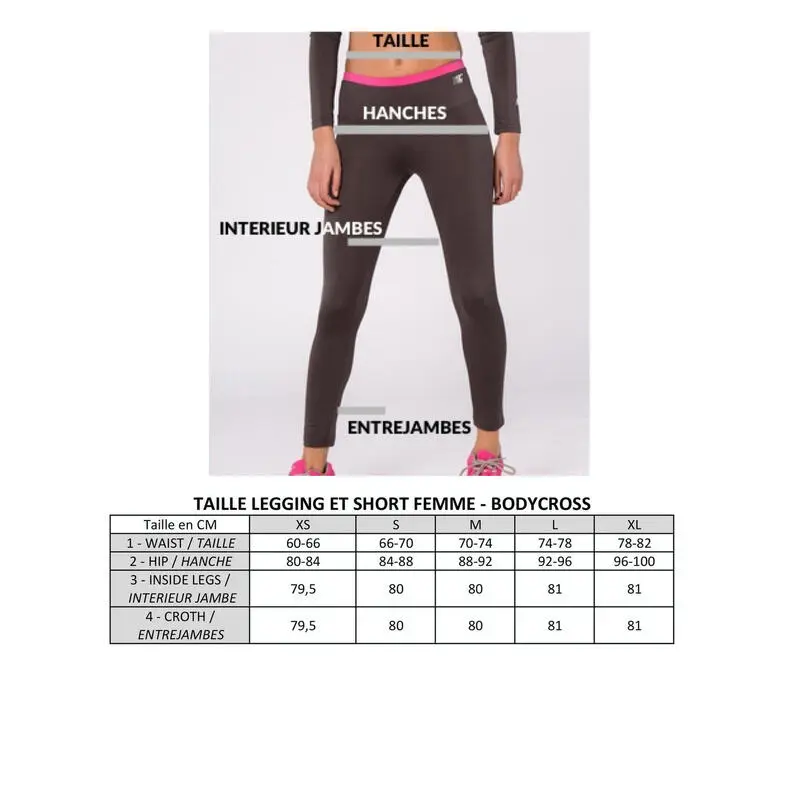 BODYCROSS Leggings De Running AGATE Negro 6 BODYCROSS Leggings De Running AGATE Negro - Imagen 4