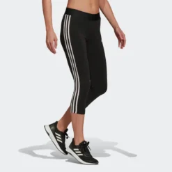 Leggings Mallas Fitness 7/8 Mujer Adidas Negro -Fitness cardio Ventas leggings mallas fitness 78 mujer adidas negro 4