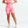 Domyos Leggings Mallas Fitness Ciclistas Talle Alto Sin Costuras Mujer 900 Rosa -Fitness cardio Ventas leggings mallas fitness ciclistas talle alto sin costuras mujer 900 rosa