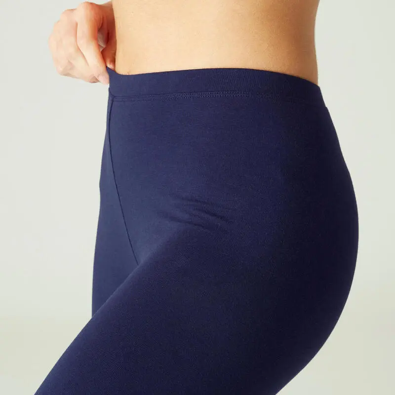 Domyos Leggings Mallas Fitness Nyamba Stretch 100 Mujer Azul Marino 6 Domyos Leggings Mallas Fitness Nyamba Stretch 100 Mujer Azul Marino - Imagen 4