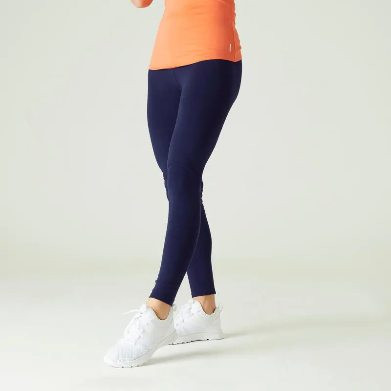 Domyos Leggings Mallas Fitness Nyamba Stretch 100 Mujer Azul Marino 3 Domyos Leggings Mallas Fitness Nyamba Stretch 100 Mujer Azul Marino