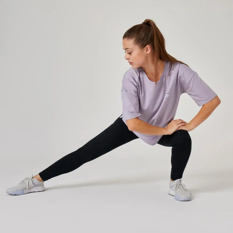 Domyos Leggings Mallas Fitness Slim Mujer Nyamba 900 Negro 6 Domyos Leggings Mallas Fitness Slim Mujer Nyamba 900 Negro - Imagen 4