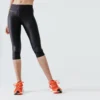 Kalenji Leggings Mallas Running Piratas Mujer Run Dry Negro