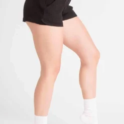 AESTHETIC WOLF LOEWI Pantalones Cortos Fitness Acanalados - Mujer - Negro -Fitness cardio Ventas loewi pantalones cortos fitness acanalados mujer negro 3