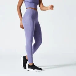 Mallas Fitness 520 Domyos Mujer Negro -Fitness cardio Ventas mallas fitness 520 domyos mujer lavanda