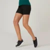 Mallas Short Ciclista Mujer Domyos Fit+ 500 Negro 2 Mallas Short Ciclista Mujer Domyos Fit+ 500 Negro -Fitness cardio Ventas mallas short ciclista mujer domyos fit 500 negro