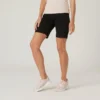 Mallas Short Fitness Algodón Recto Con Bolsillo Mujer Domyos Negro 1 Mallas Short Fitness Algodón Recto Con Bolsillo Mujer Domyos Negro -Fitness cardio Ventas mallas short fitness algodon recto con bolsillo mujer domyos negro