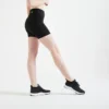 Mallas Short Fitness Vientre Plano Mujer Domyos Negro -Fitness cardio Ventas mallas short fitness vientre plano mujer domyos negro