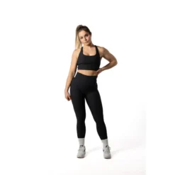 AESTHETIC WOLF Mallas Sin Costuras Ribbed V2 Scrunch Fitness Negro -Fitness cardio Ventas mallas sin costuras ribbed v2 scrunch fitness negro 4