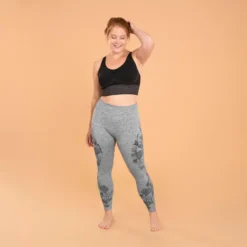 Mallas Yoga Estampado Ginko Mujer Kimjaly Dyn Gris -Fitness cardio Ventas mallas yoga estampado ginko mujer kimjaly dyn gris 2