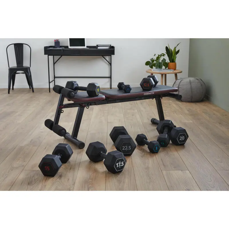 Mancuerna 12,5 Kg Hexagonal Dumbbell Musculación Cross Training Corength 4 Mancuerna 12,5 Kg Hexagonal Dumbbell Musculación Cross Training Corength - Imagen 3