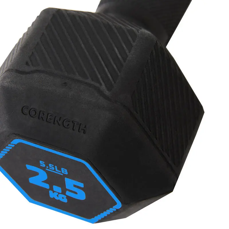 Mancuerna 2,5 Kg Hexagonal Dumbbell Musculación Cross Training Corength 4 Mancuerna 2,5 Kg Hexagonal Dumbbell Musculación Cross Training Corength - Imagen 2