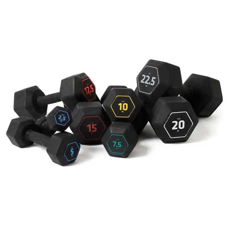Mancuerna 2,5 Kg Hexagonal Dumbbell Musculación Cross Training Corength 6 Mancuerna 2,5 Kg Hexagonal Dumbbell Musculación Cross Training Corength - Imagen 4