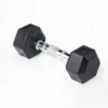 BOXPT EQUIPMENT Mancuerna Hexagonal BOXPT 3kg Negra -Fitness cardio Ventas mancuerna hexagonal boxpt 3kg negra