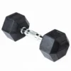 BOXPT EQUIPMENT Mancuerna Hexagonal BOXPT 5kg Negra 1 BOXPT EQUIPMENT Mancuerna Hexagonal BOXPT 5kg Negra -Fitness cardio Ventas mancuerna hexagonal boxpt 5kg negra