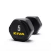 Mancuerna Hexagonal De Acero ZIVA Performance 5 Kg -Fitness cardio Ventas mancuerna hexagonal de acero ziva performance 5 kg