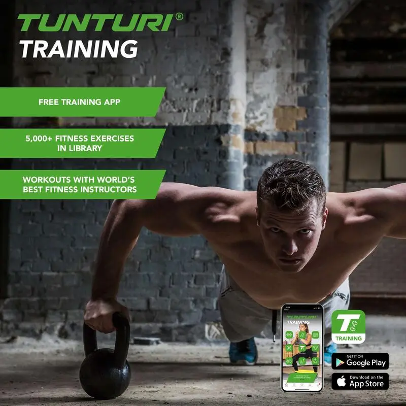 Mancuerna Tunturi - Hierro Fundido - 28 Kg 4 Mancuerna Tunturi - Hierro Fundido - 28 Kg - Imagen 2