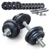K-SPORT Mancuernas 39 Kg / Juego De 2 Mancuernas -Fitness cardio Ventas mancuernas 39 kg juego de 2 mancuernas