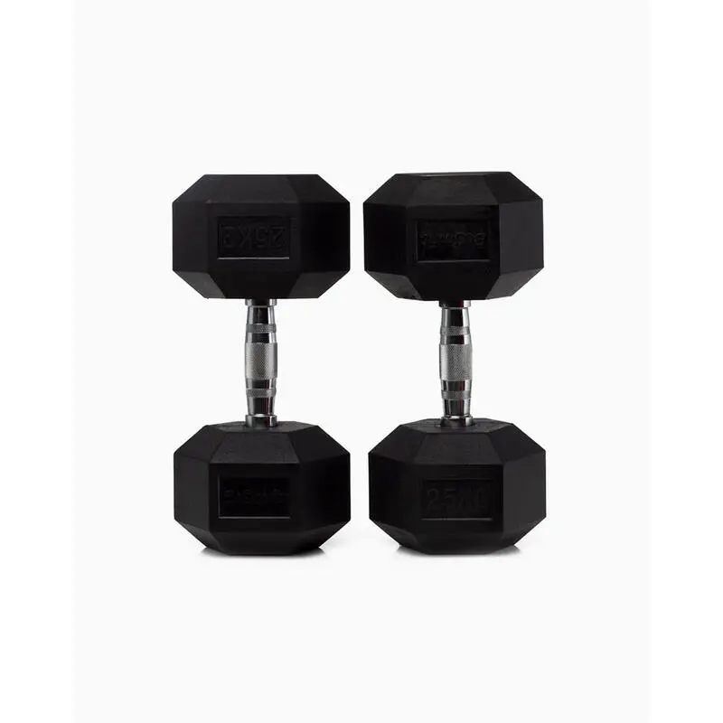 Mancuernas Hexagonales 25Kg (Pareja) - BOOMFIT 4 Mancuernas Hexagonales 25Kg (Pareja) - BOOMFIT - Imagen 2