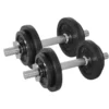 Mancuernas Tunturi 20kg - 2 Barras -Fitness cardio Ventas mancuernas tunturi 20kg 2 barras