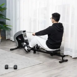 Máquina De Remo Magnética Plegable En Casa HOMCOM 183x56x56 Cm Negro -Fitness cardio Ventas maquina de remo magnetica plegable en casa homcom 183x56x56 cm negro 1