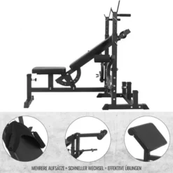 Multiestación Musculación Home Gym Gorilla Sports Negro -Fitness cardio Ventas multiestacion musculacion home gym gorilla sports negro 2