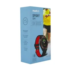 Muvit IO Reloj De Actividad Y Sueño Sport SIM Negro/rojo -Fitness cardio Ventas muvit io reloj de actividad y sueo sport sim negrorojo 4