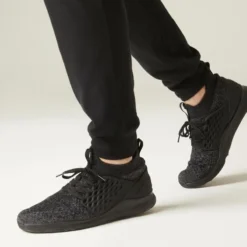 Pantalón Chándal Fitness Algodón Recto Hombre Domyos 120 Negro -Fitness cardio Ventas pantalon chandal fitness algodon recto hombre domyos 120 negro 4