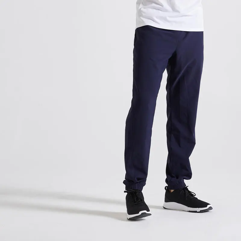 Pantalón Chándal Fitness Ecodiseñado Hombre Domyos 120 Azul Marino 3 Pantalón Chándal Fitness Ecodiseñado Hombre Domyos 120 Azul Marino