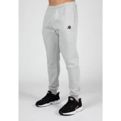 Pantalón Chándal Fitness Largo Hombre GORILLA WEAR Kennewick Negro -Fitness cardio Ventas pantalon chandal fitness largo hombre gorilla wear kennewick gris