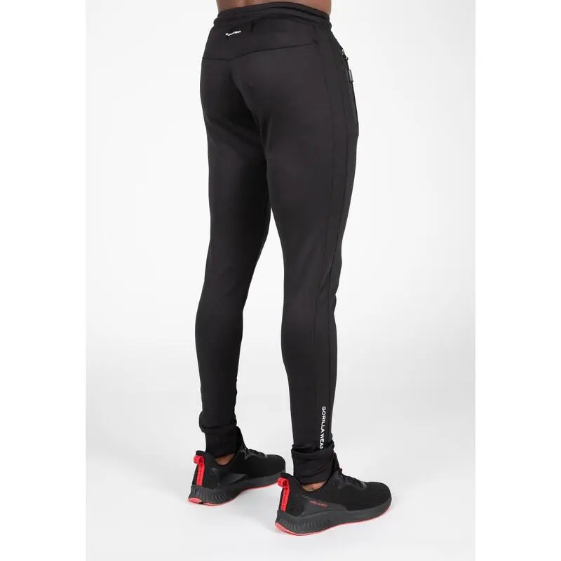 Pantalón Chándal Fitness Largo Hombre GORILLA WEAR Sullivan Negro 5 Pantalón Chándal Fitness Largo Hombre GORILLA WEAR Sullivan Negro - Imagen 3